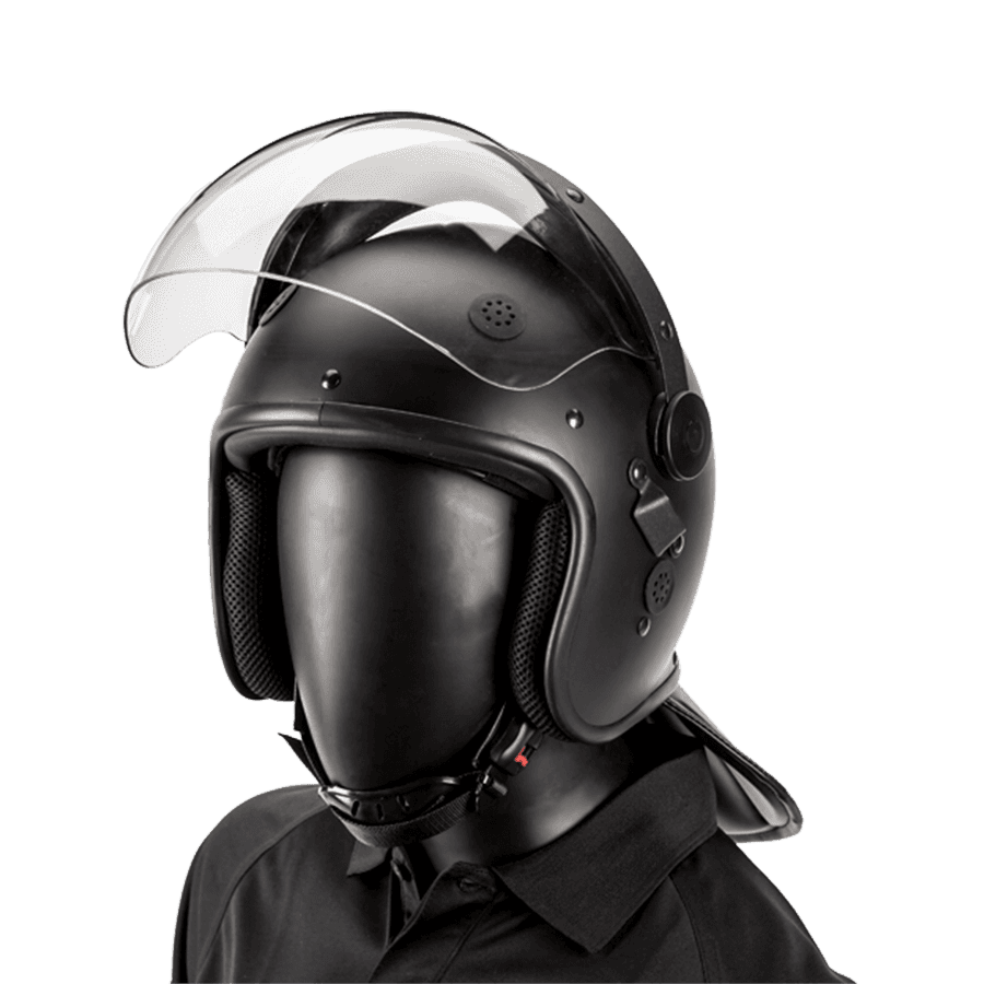 Riot Helmet, Bubble Face Shield